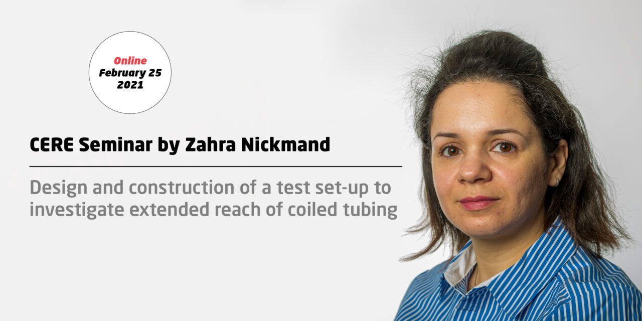 Design and construction of a test set-up to investigate extended reach of coiled tubing by Zahra Nickmand