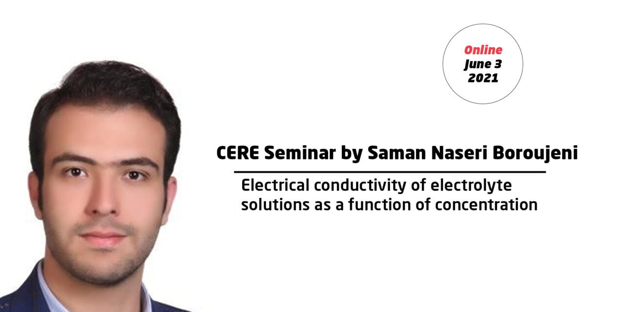 Electrical conductivity of electrolyte solutions as a function of concentration by Saman Naseri Boroujeni