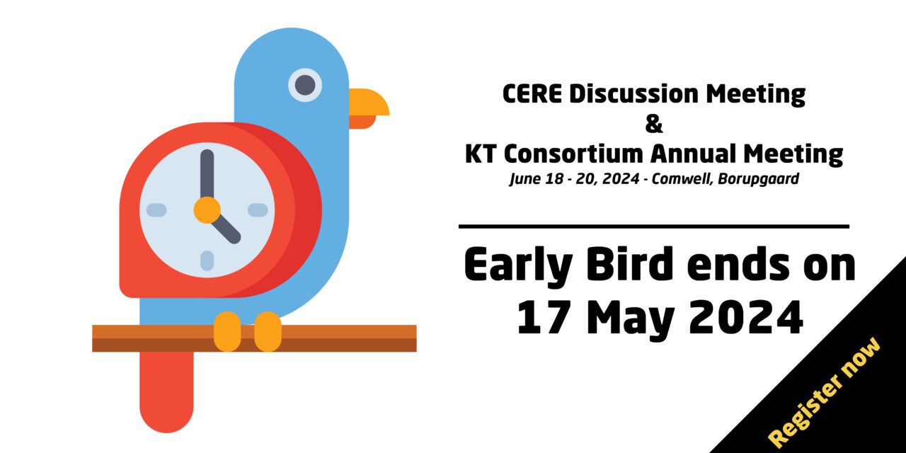 Early Bird ends on 17 May 2024